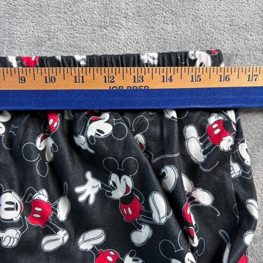 Disney The Original 1928 Mickey Mouse 2pc Pajama Set Size XL Black Red Stretch‎ - Picture 8 of 12